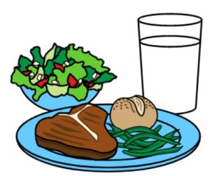 Cartoon drawing of a Christmas tree with different coloured baubles and a yellow star at the top. There are gifts at the bottom of it.